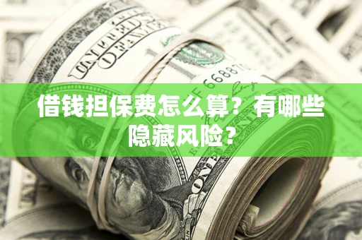 北京借钱担保费怎么算？有哪些隐藏风险？