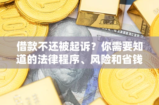 北京借款不还被起诉？你需要知道的法律程序、风险和省钱技巧