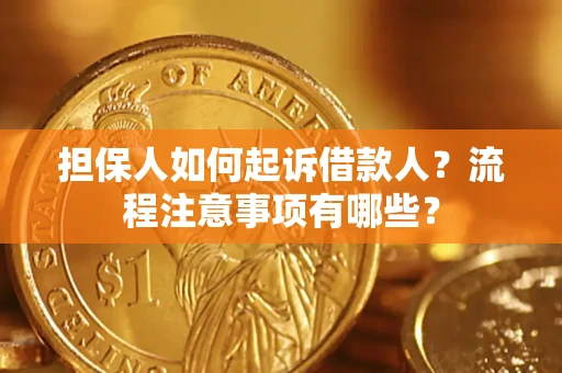 北京担保人如何起诉借款人？流程注意事项有哪些？